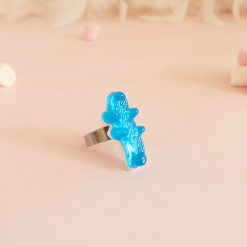 Bague bonbon crocodile