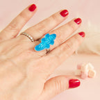 Bague bonbon crocodile