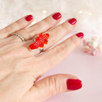 Bague bonbon crocodile