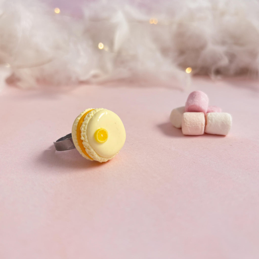 Bague macaron