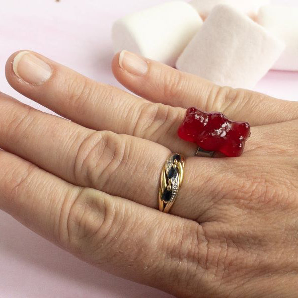 Bague bonbon nounours