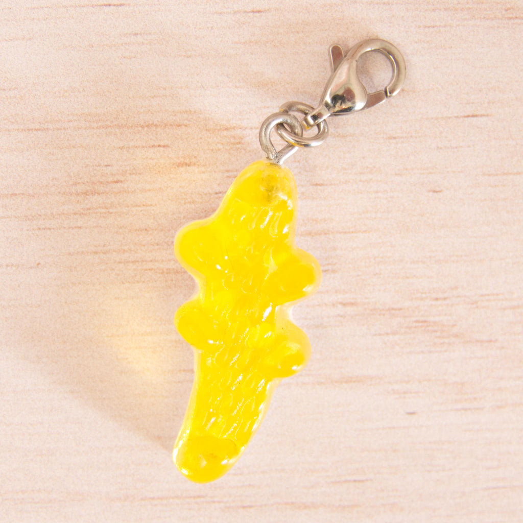 bonbon croco jaune argenté