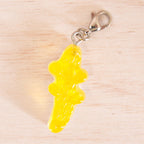 bonbon croco jaune argenté