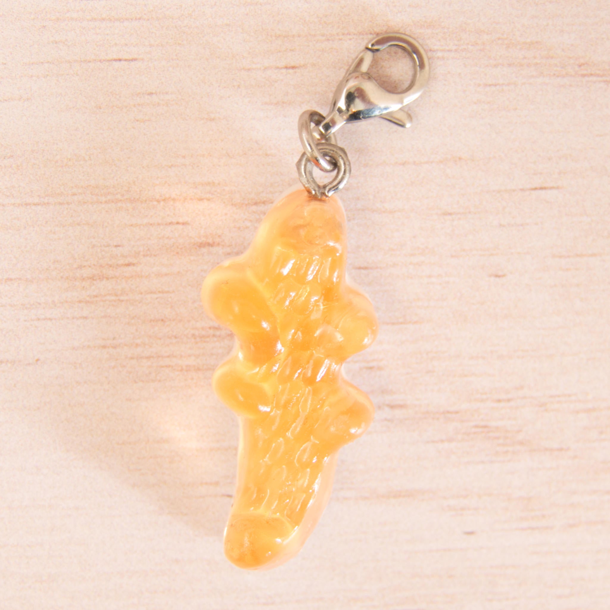 bonbon croco orange argenté