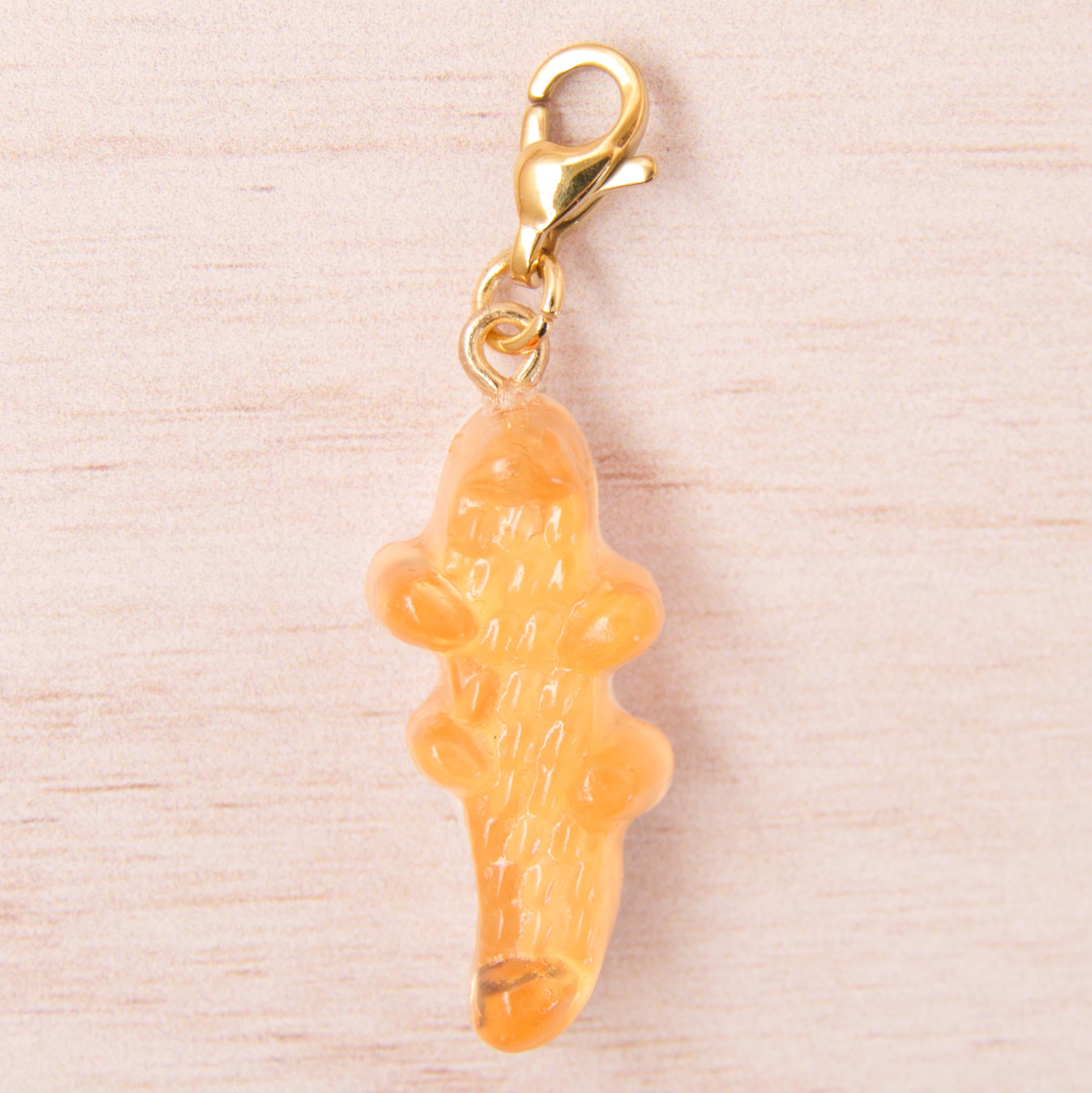 bonbon croco orange doré