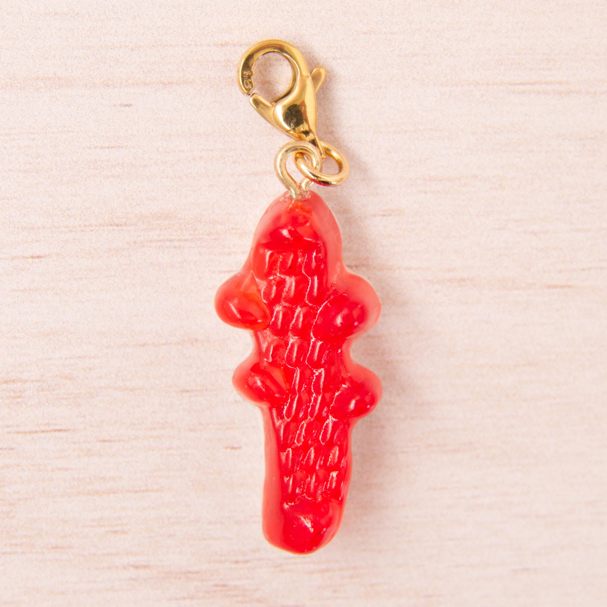 bonbon croco rouge doré