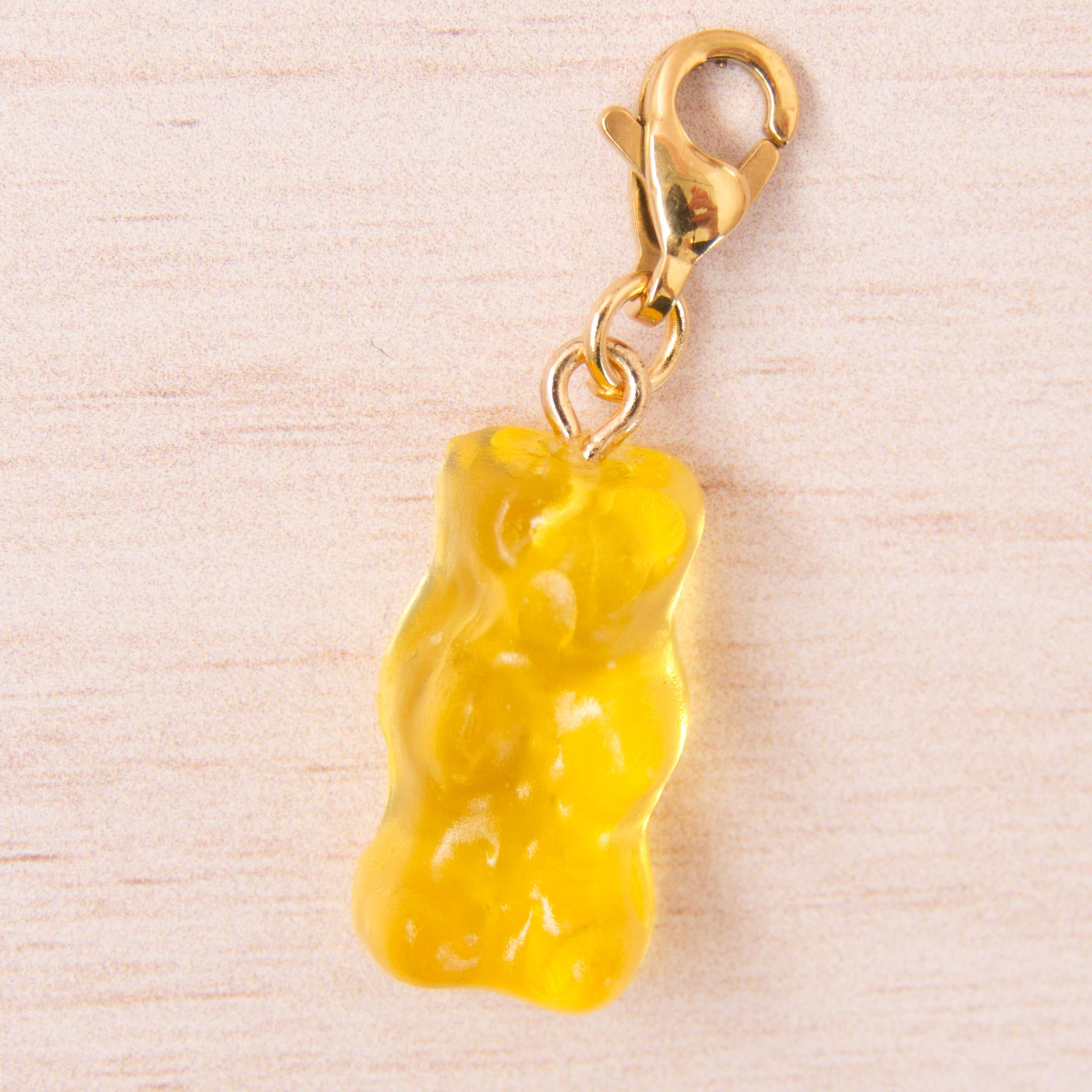 bonbon ours jaune doré