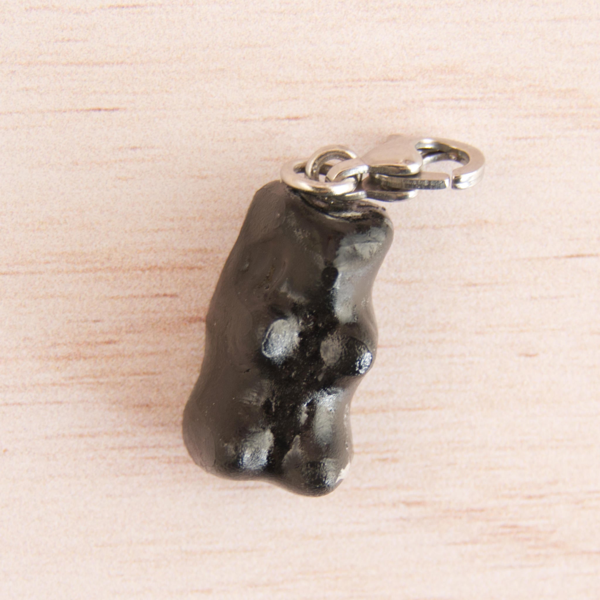 bonbon ours noir argenté