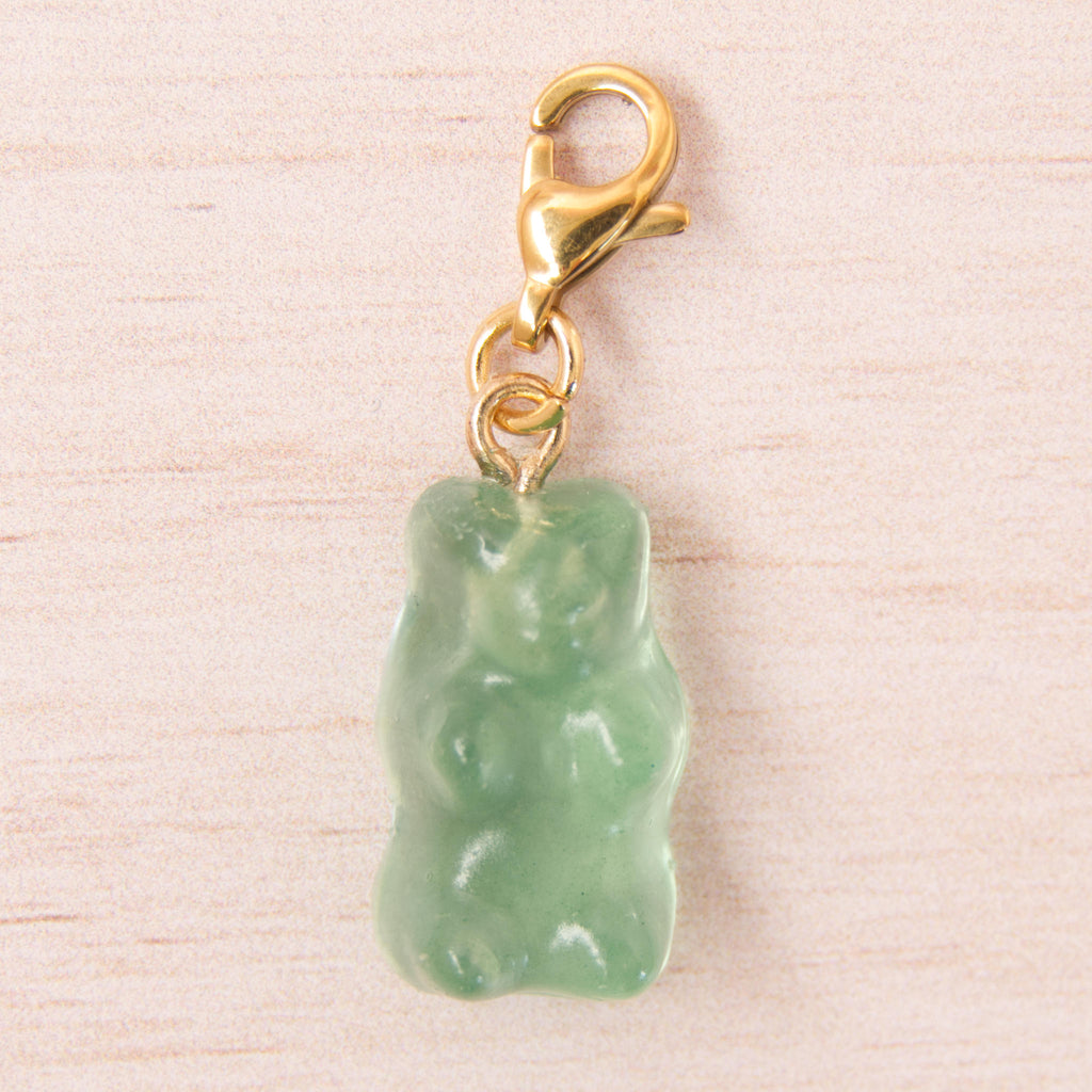 bonbon ours vert doré