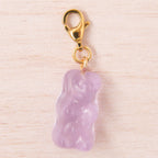bonbon ours violet doré