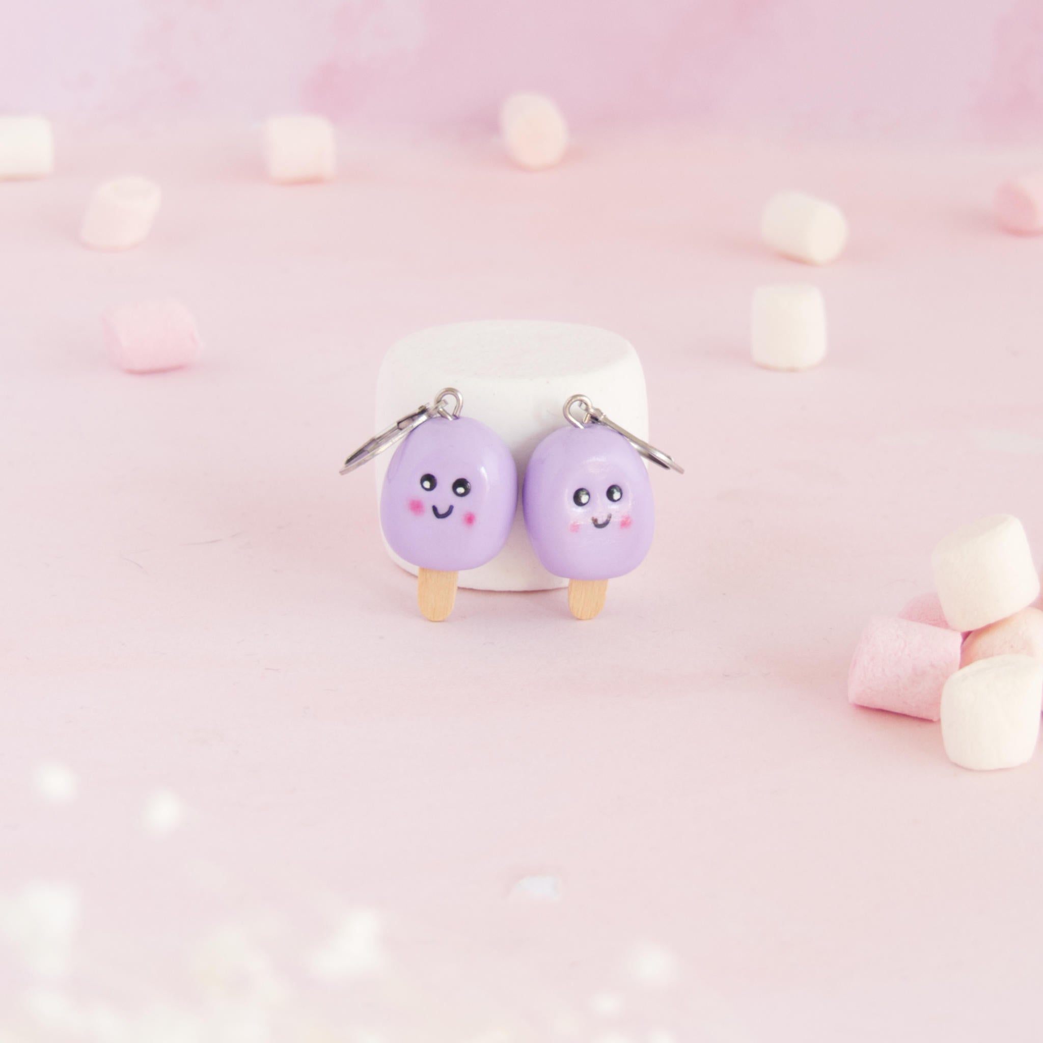 Boucles d'oreilles Glaces Kawaï