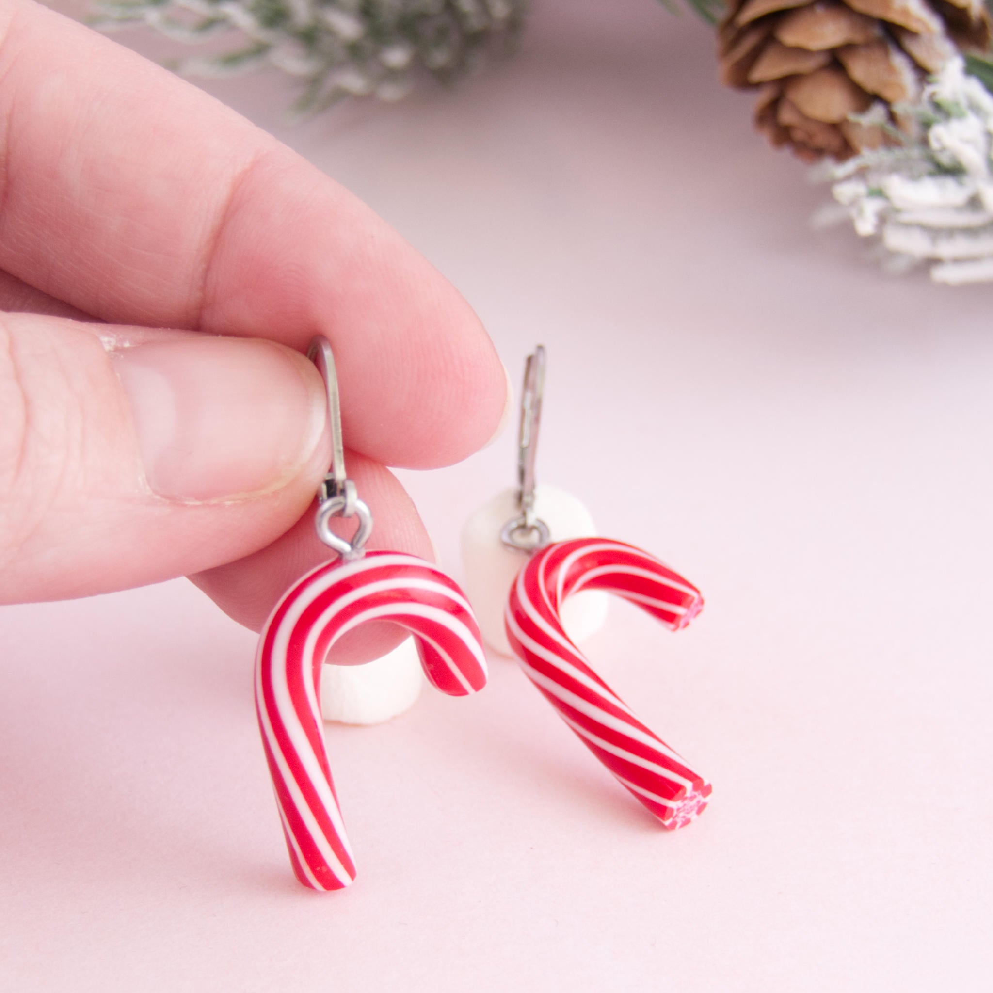 Boucles d'oreilles cane à sucre