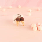 Boucles d'oreilles cornet de glace (pendantes)