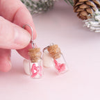 Boucles d'oreilles Fiole canne à sucre