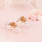Boucles d'oreilles Fiole mini guimauve