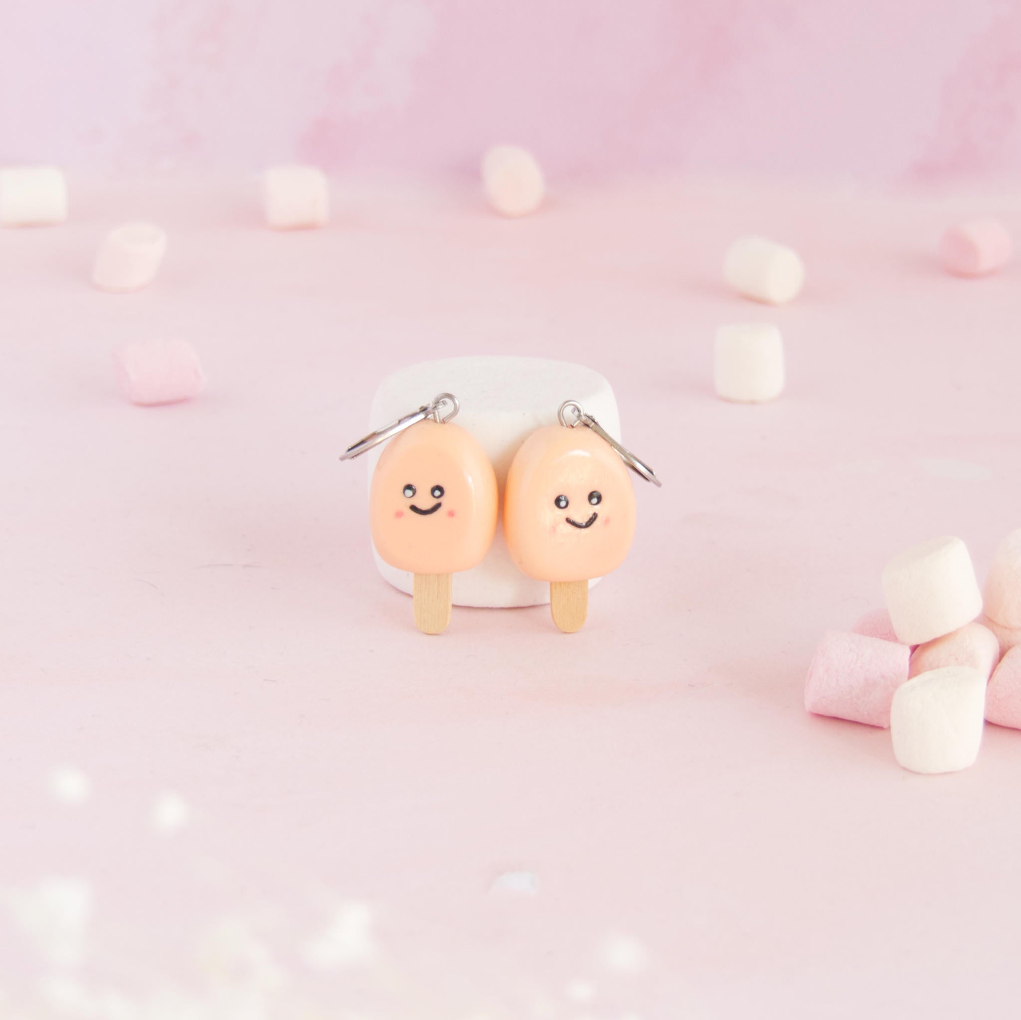 Boucles d'oreilles Glaces Kawaï