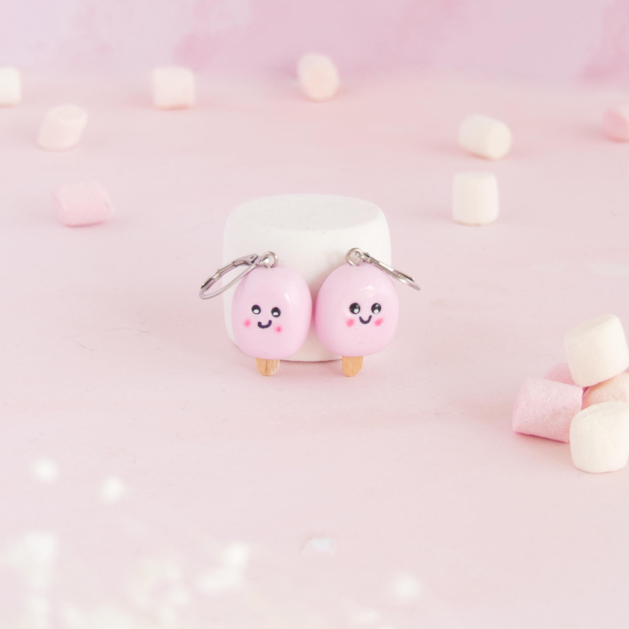 Boucles d'oreilles Glaces Kawaï