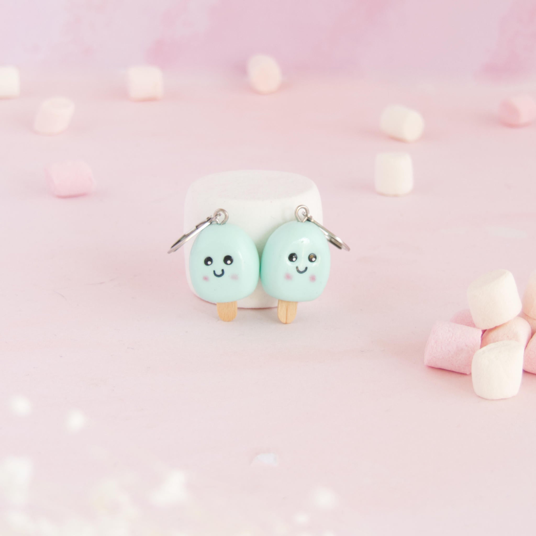 Boucles d'oreilles Glaces Kawaï