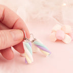 Boucles d'oreilles guimauve