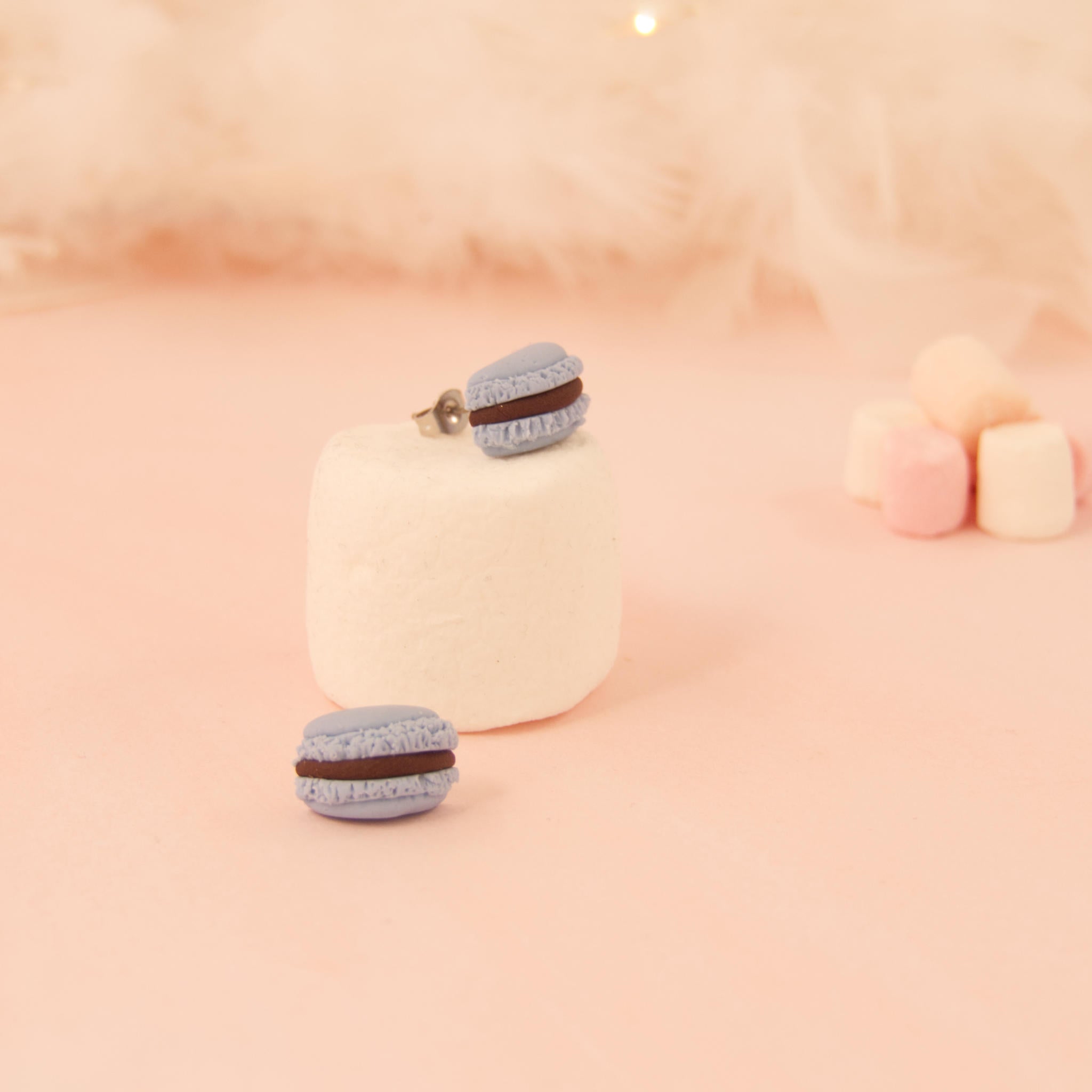 Boucles d'oreilles macarons