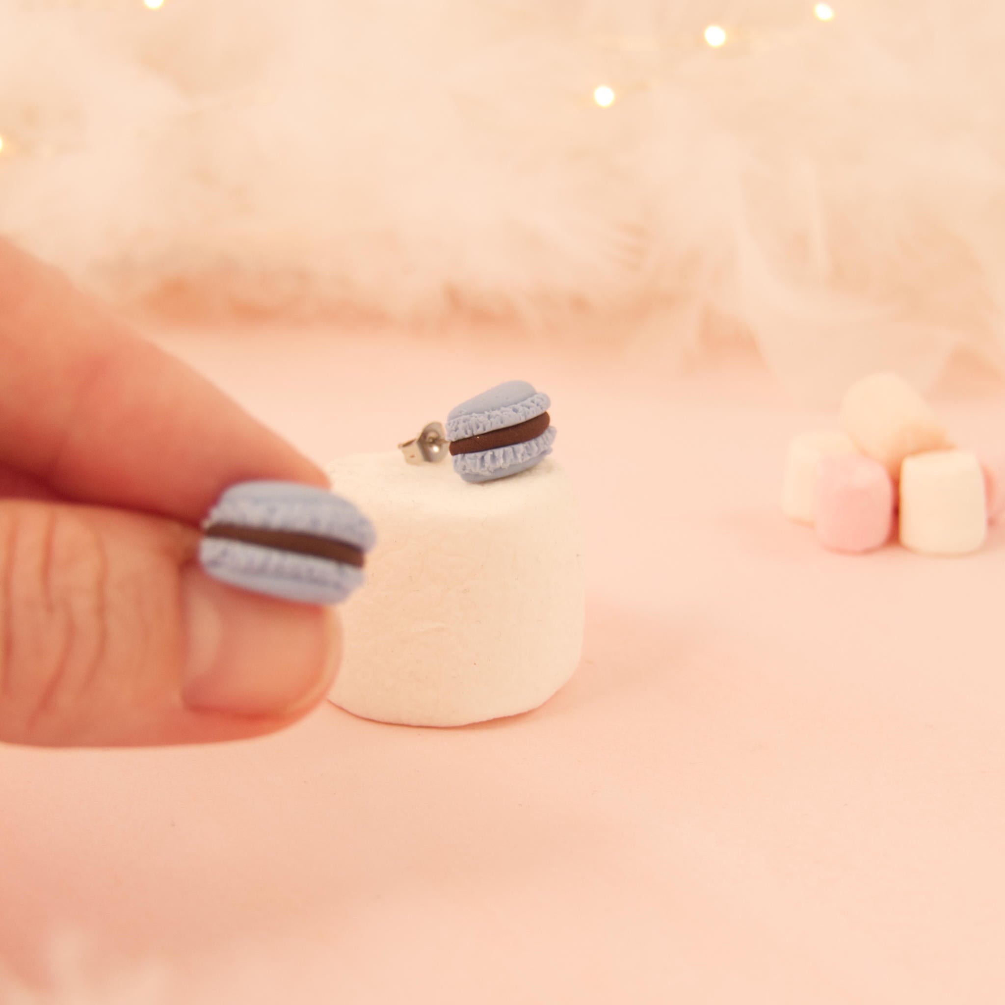 Boucles d'oreilles macarons