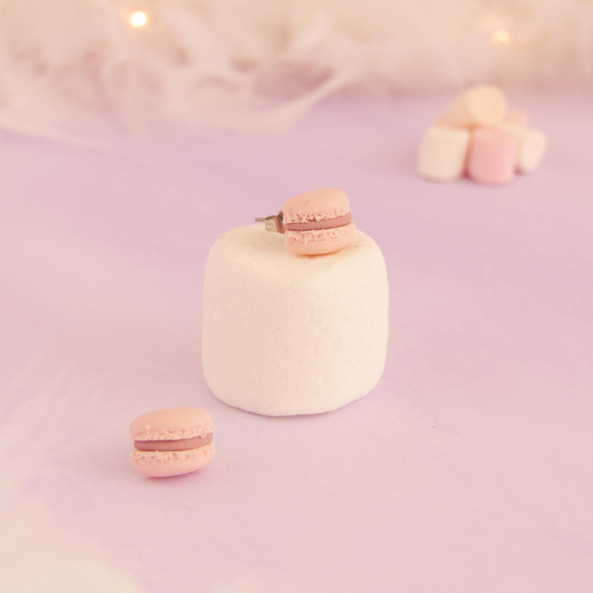 Boucles d'oreilles macarons