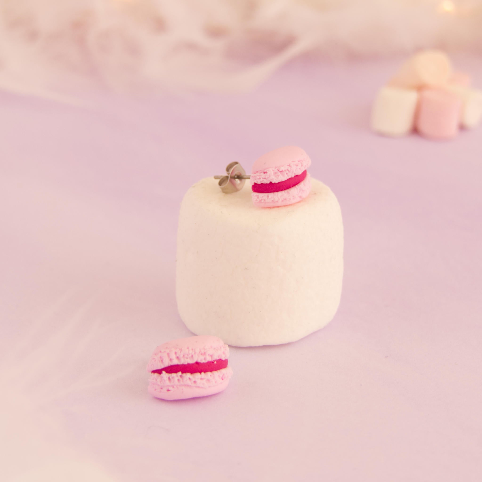 Boucles d'oreilles macarons