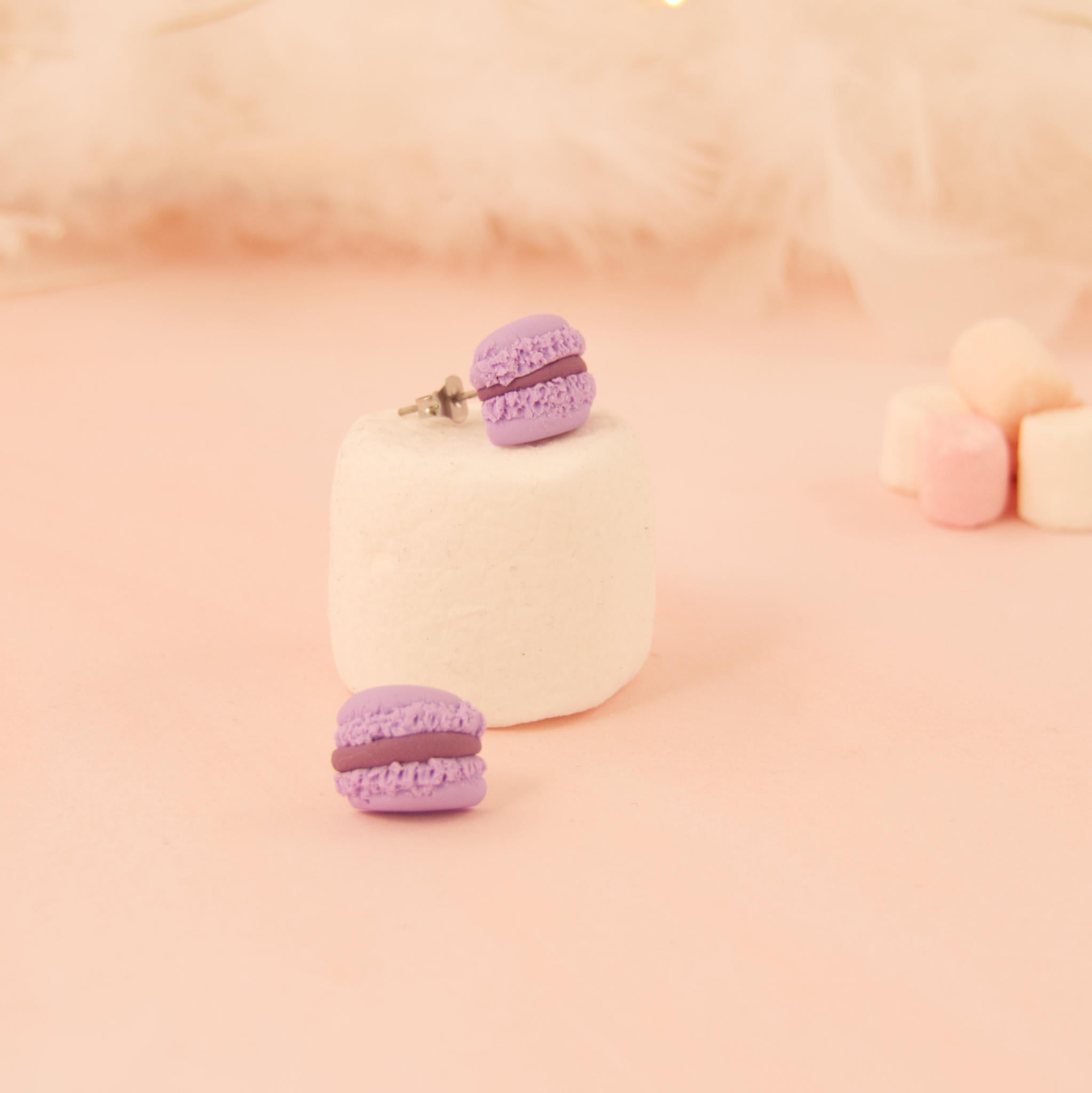 Boucles d'oreilles macarons