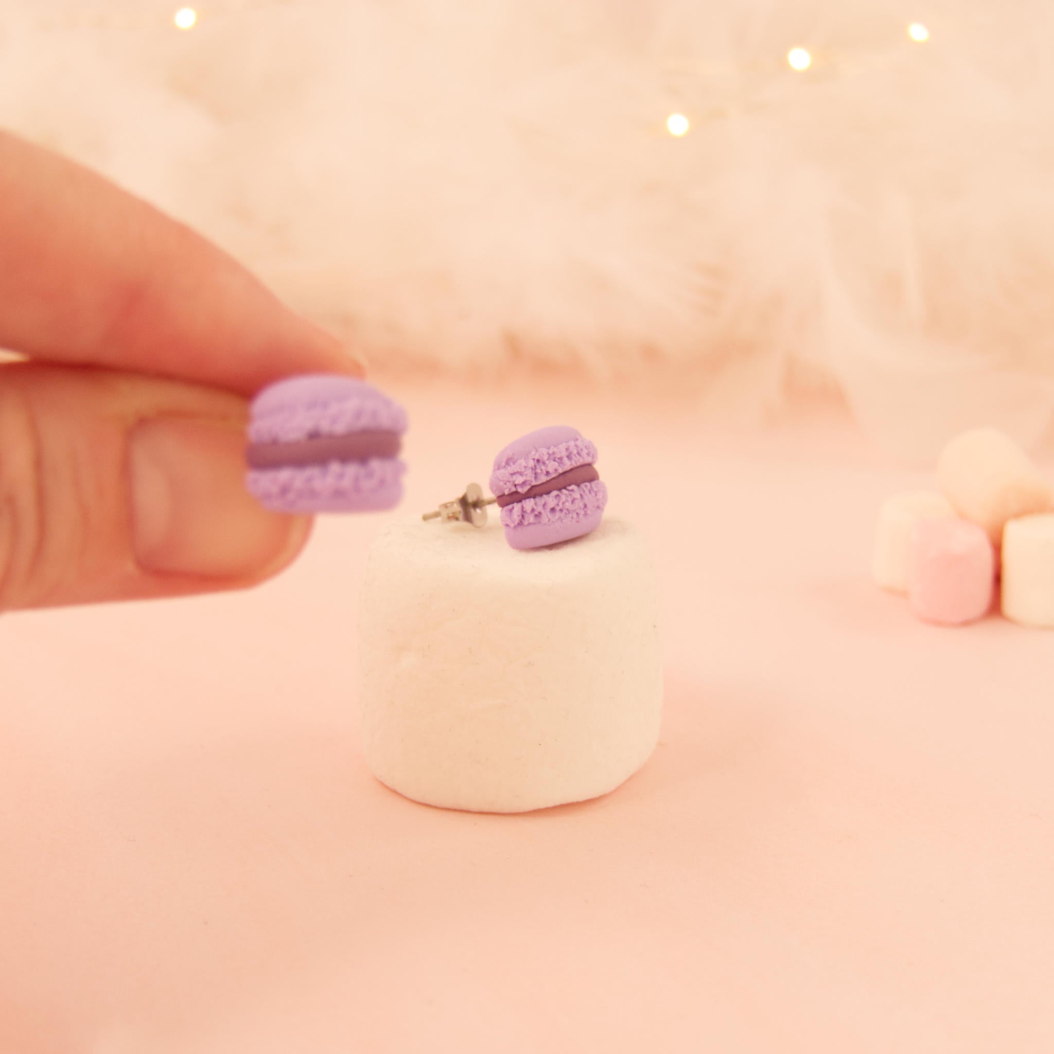 Boucles d'oreilles macarons