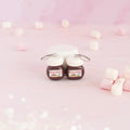 Boucles d'oreilles pâte à tartiner