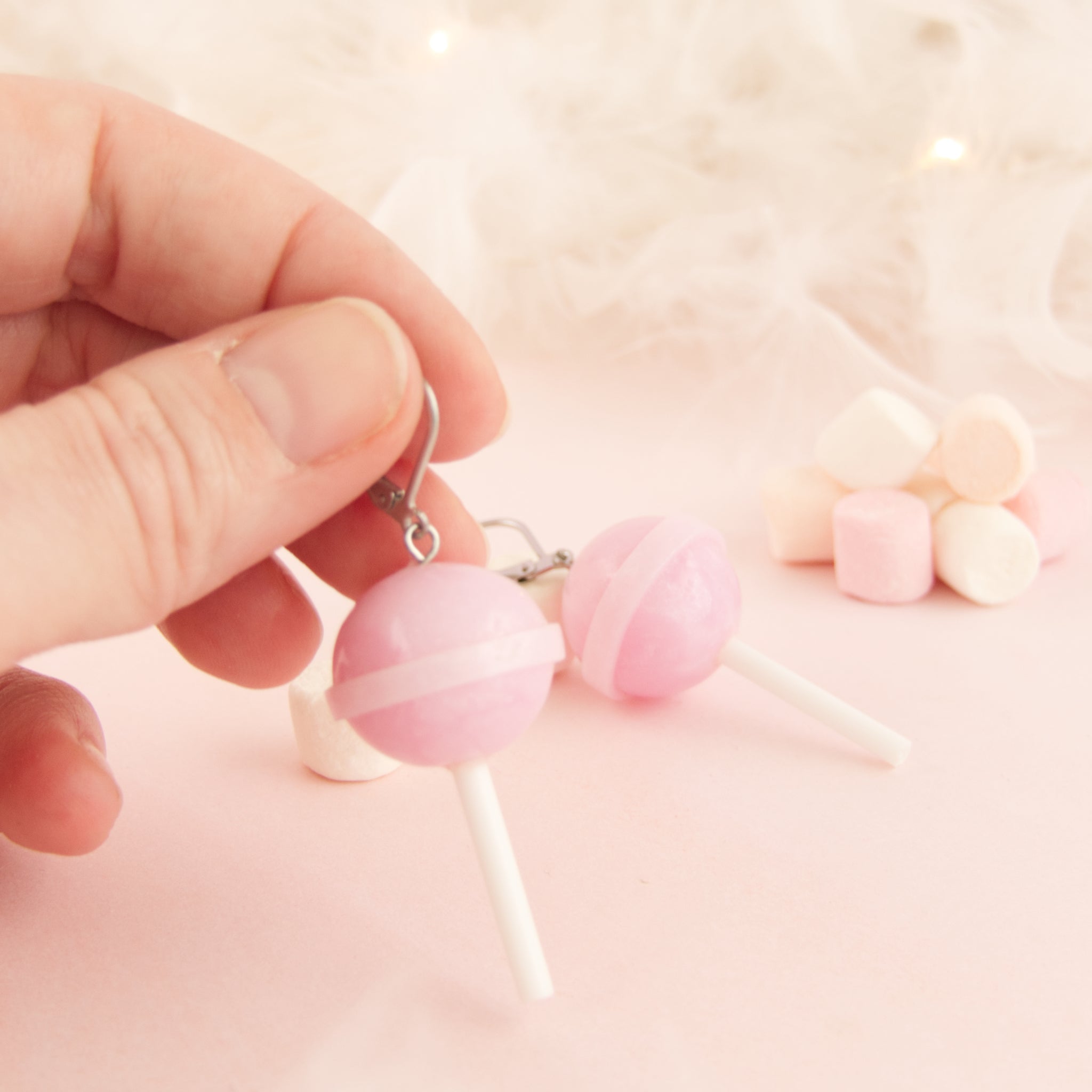 Boucles d'oreilles sucette