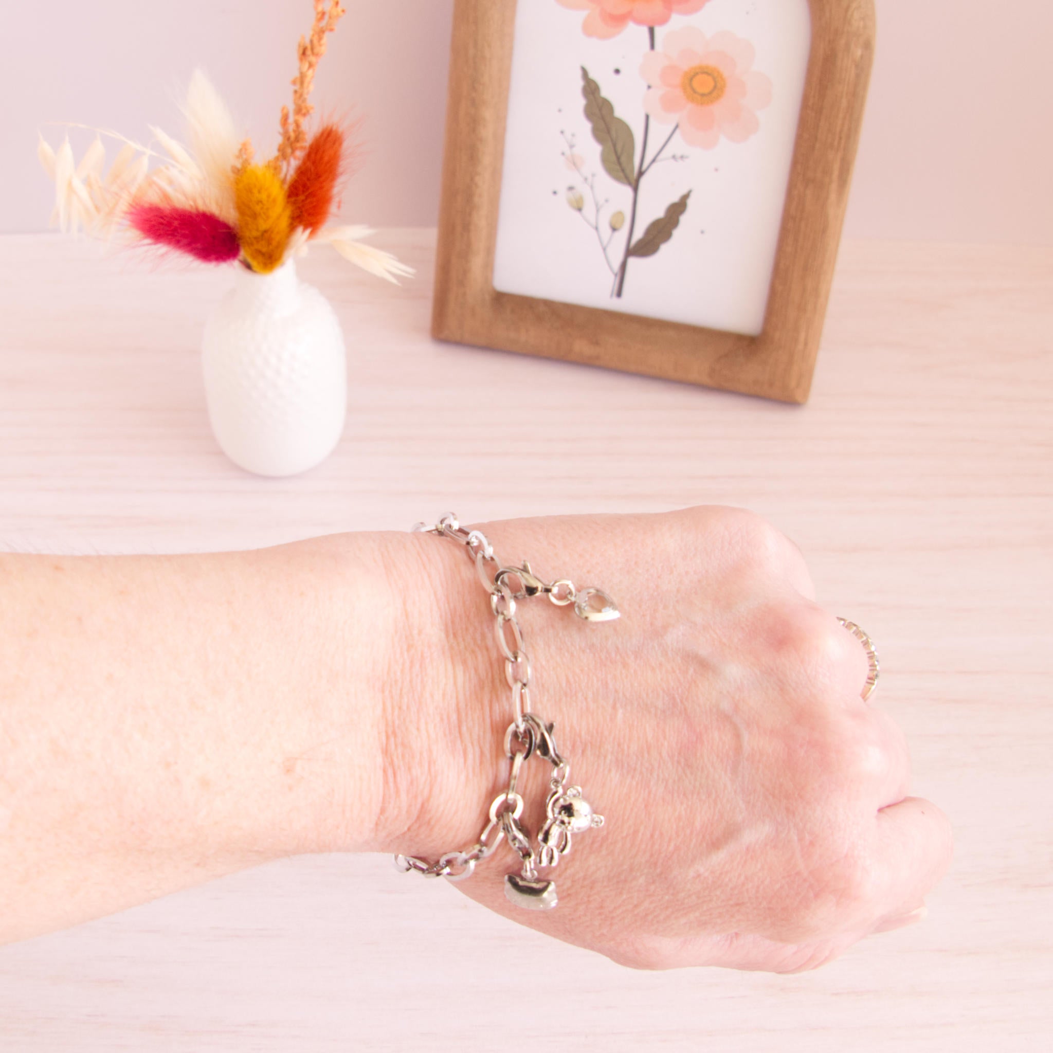 Bracelet à composer soi-même avec charms interchangeables
