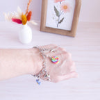 Bracelet à composer soi-même avec charms interchangeables