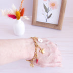 Bracelet à composer soi-même avec charms interchangeables