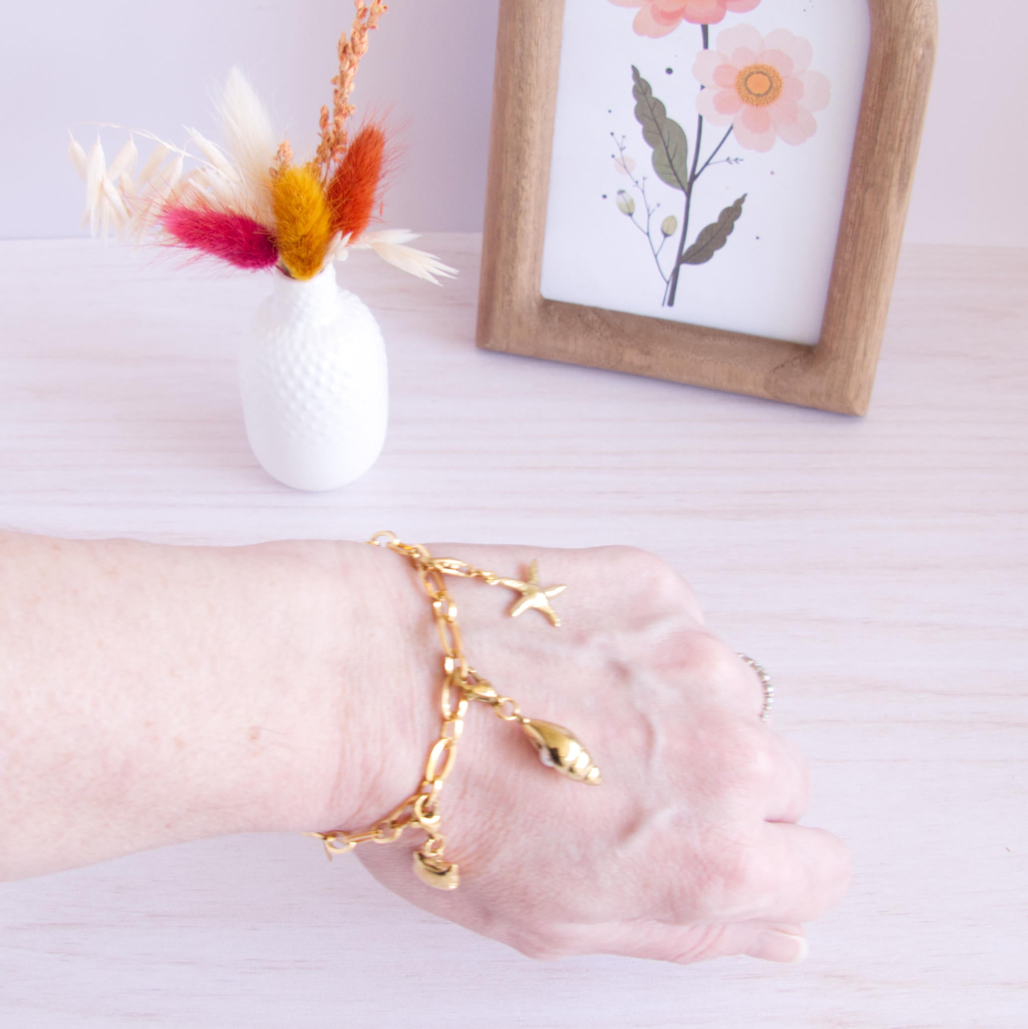 Bracelet à composer soi-même avec charms interchangeables
