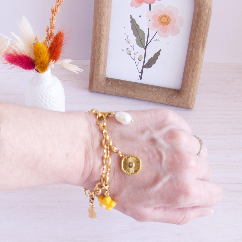 Bracelet à composer soi-même avec charms interchangeables