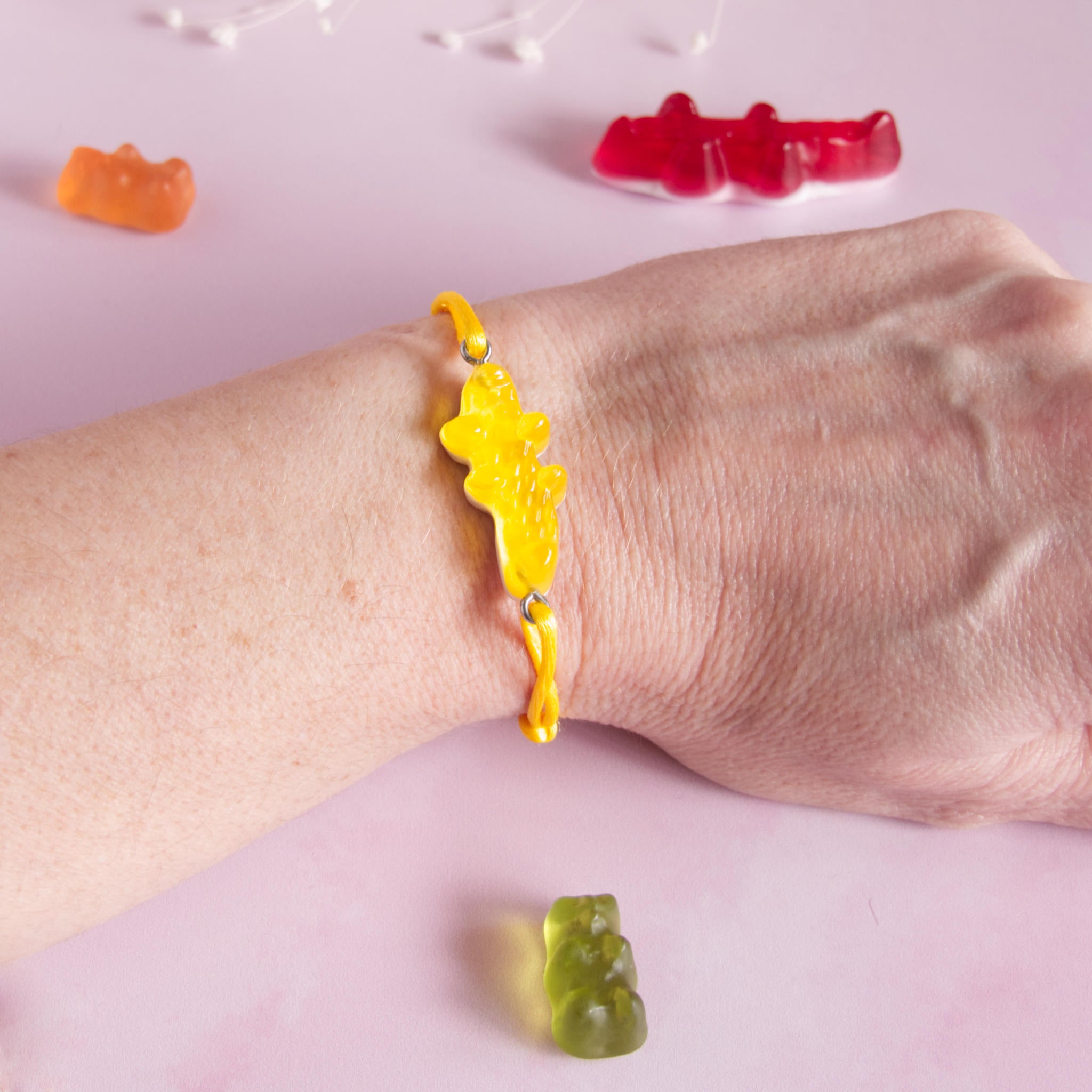 Bracelet bonbon crocodile