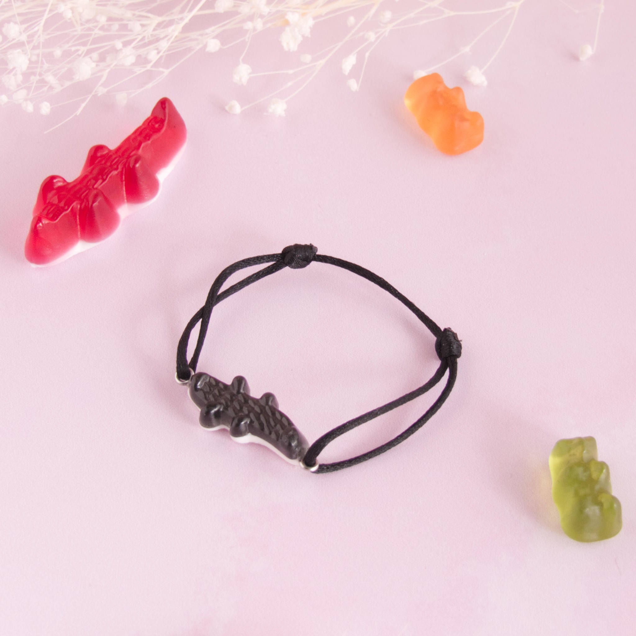 Bracelet bonbon crocodile