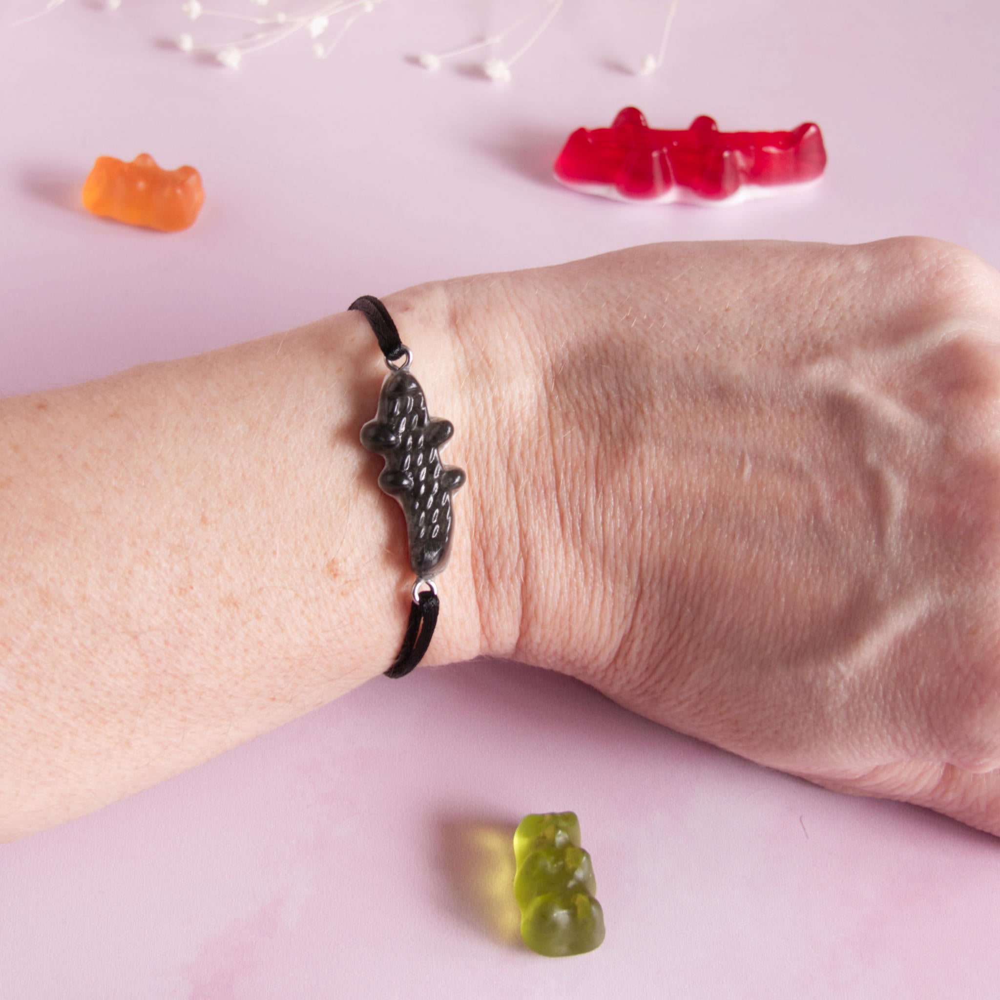 Bracelet bonbon crocodile