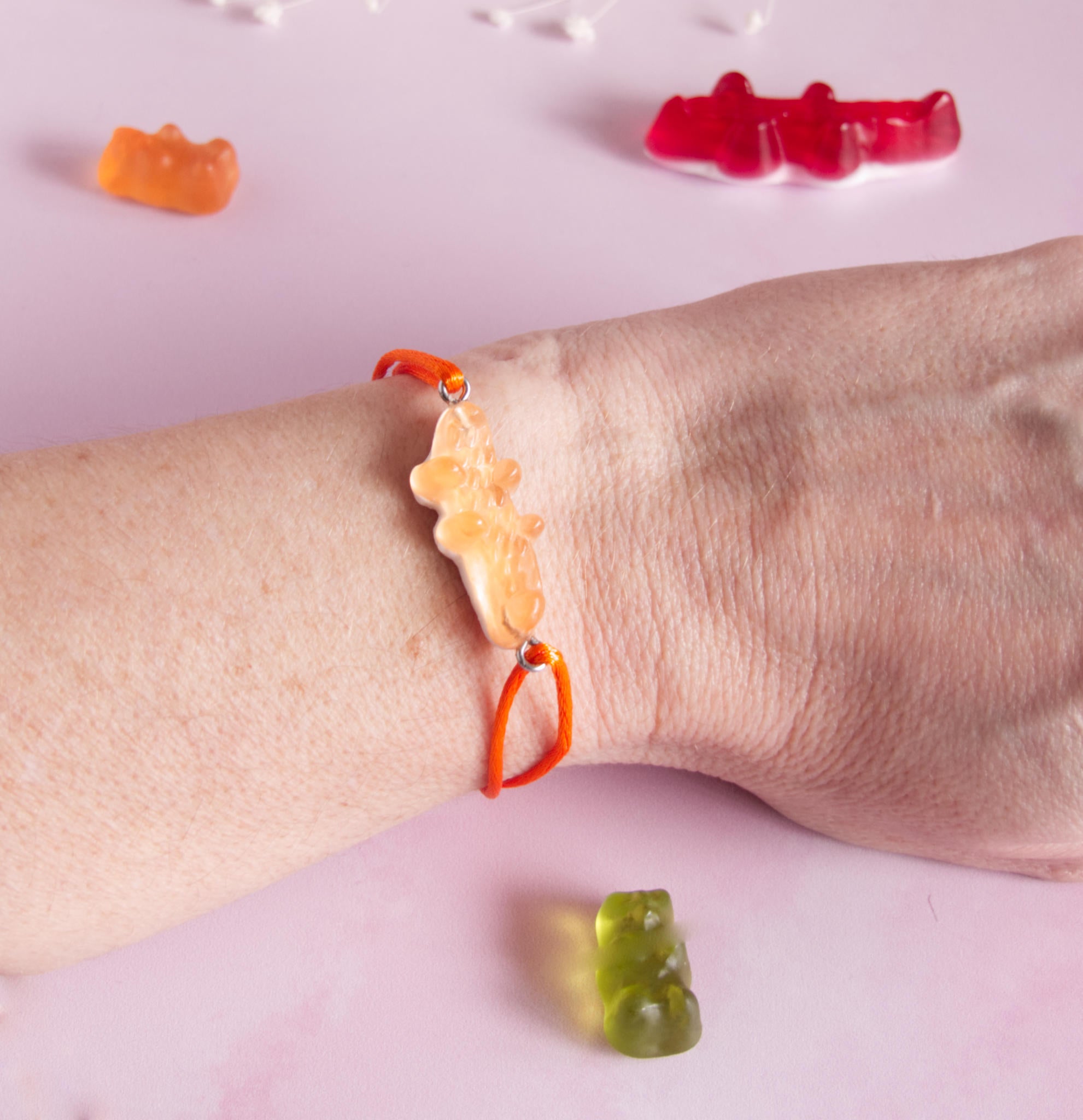 Bracelet bonbon crocodile