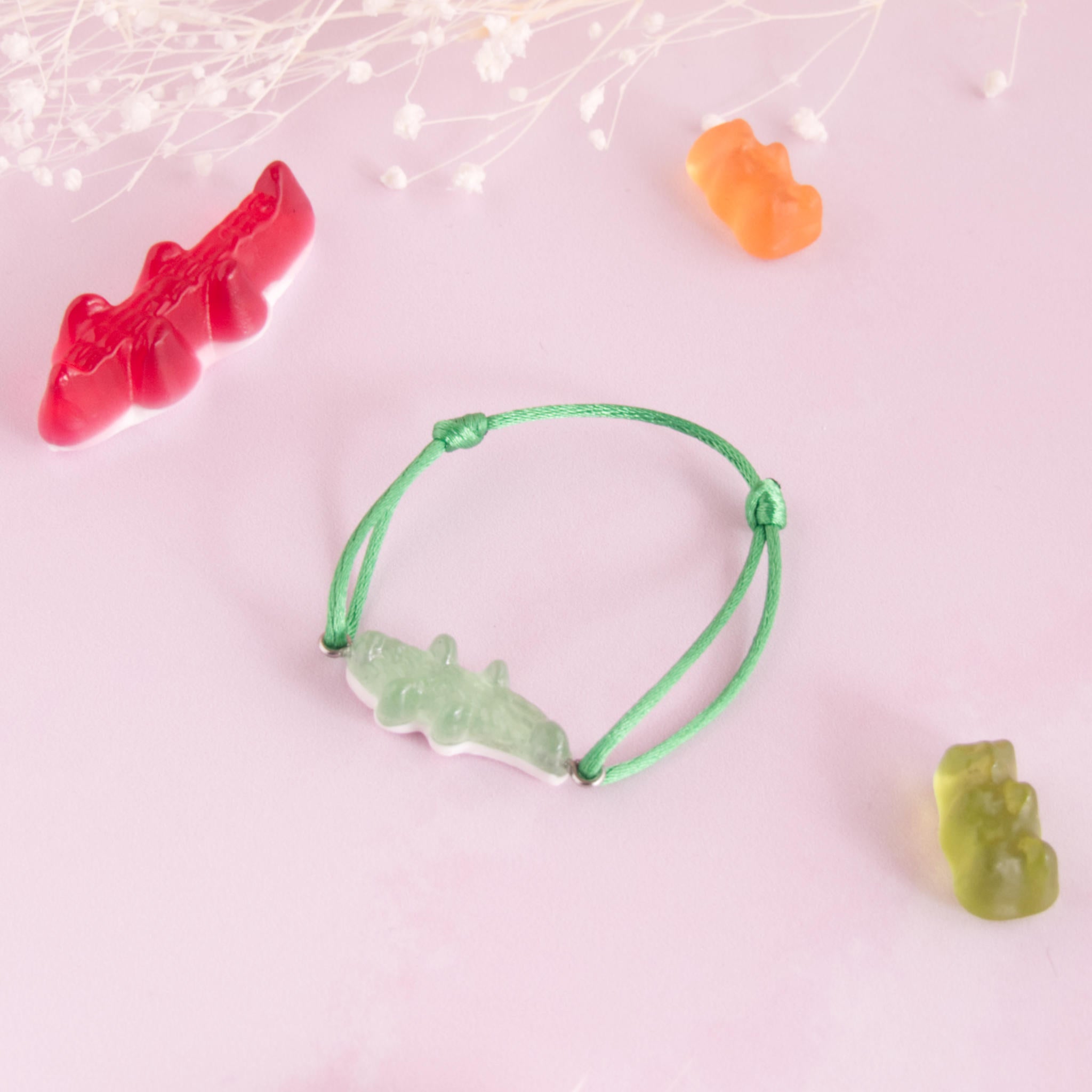 Bracelet bonbon crocodile