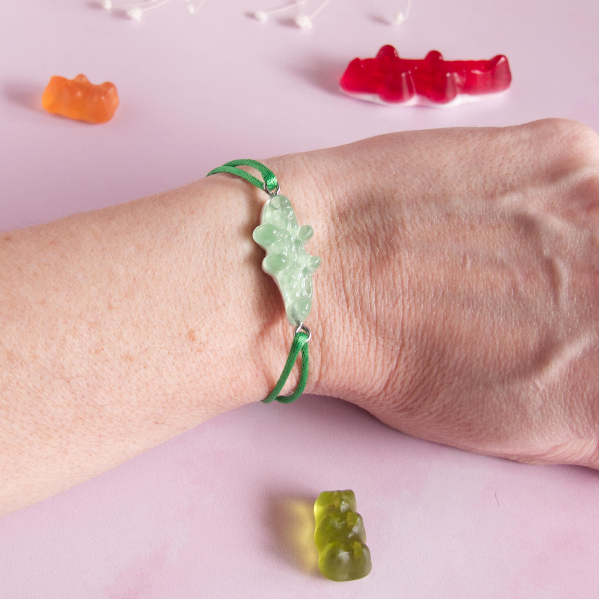 Bracelet bonbon crocodile
