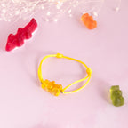 Bracelet bonbon nounours résine