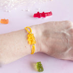 Bracelet bonbon nounours résine