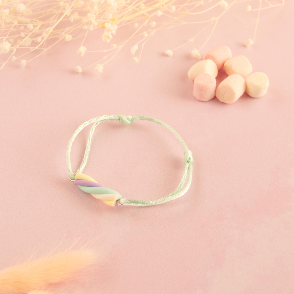 bracelet guimauve vert 