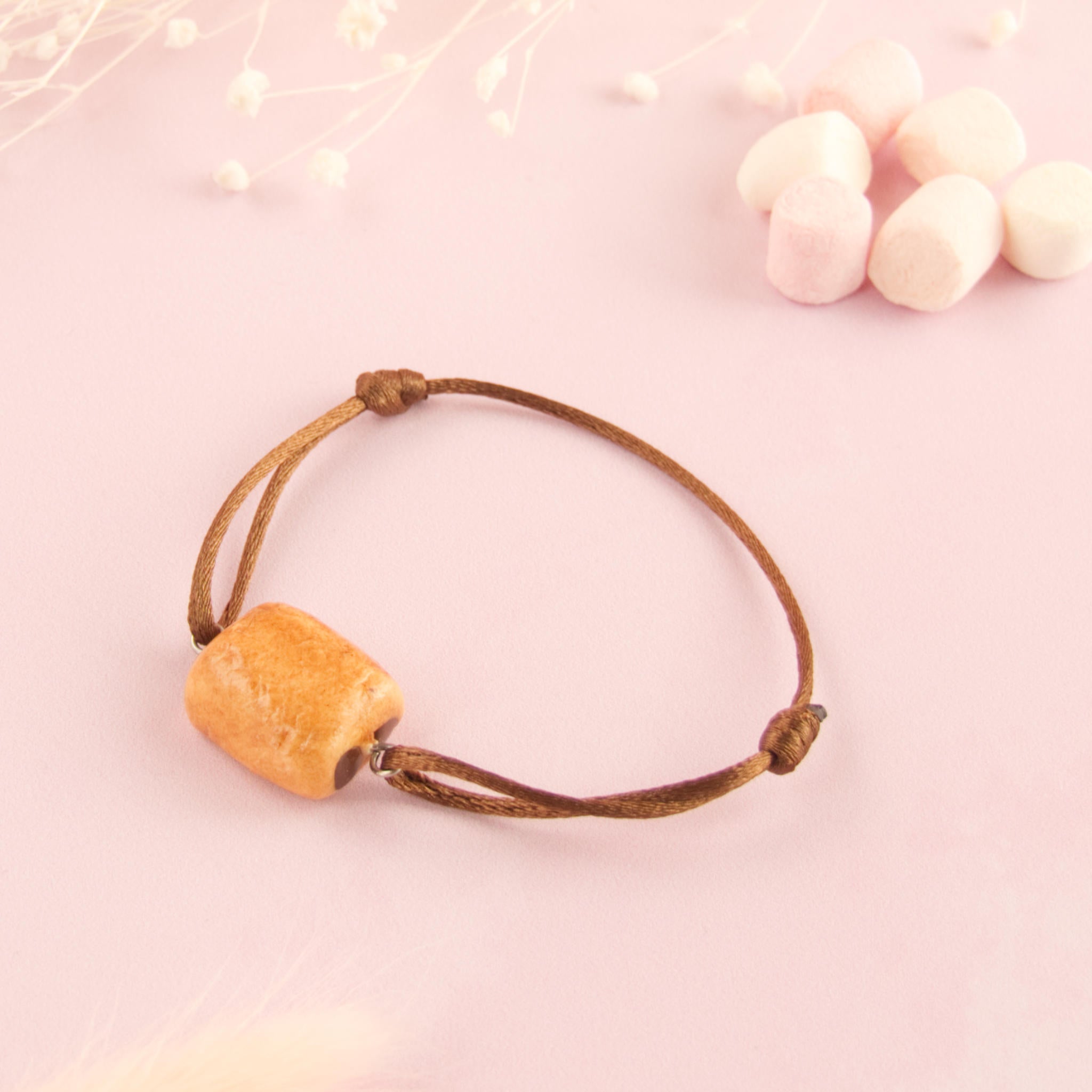 Bracelet pain au chocolat