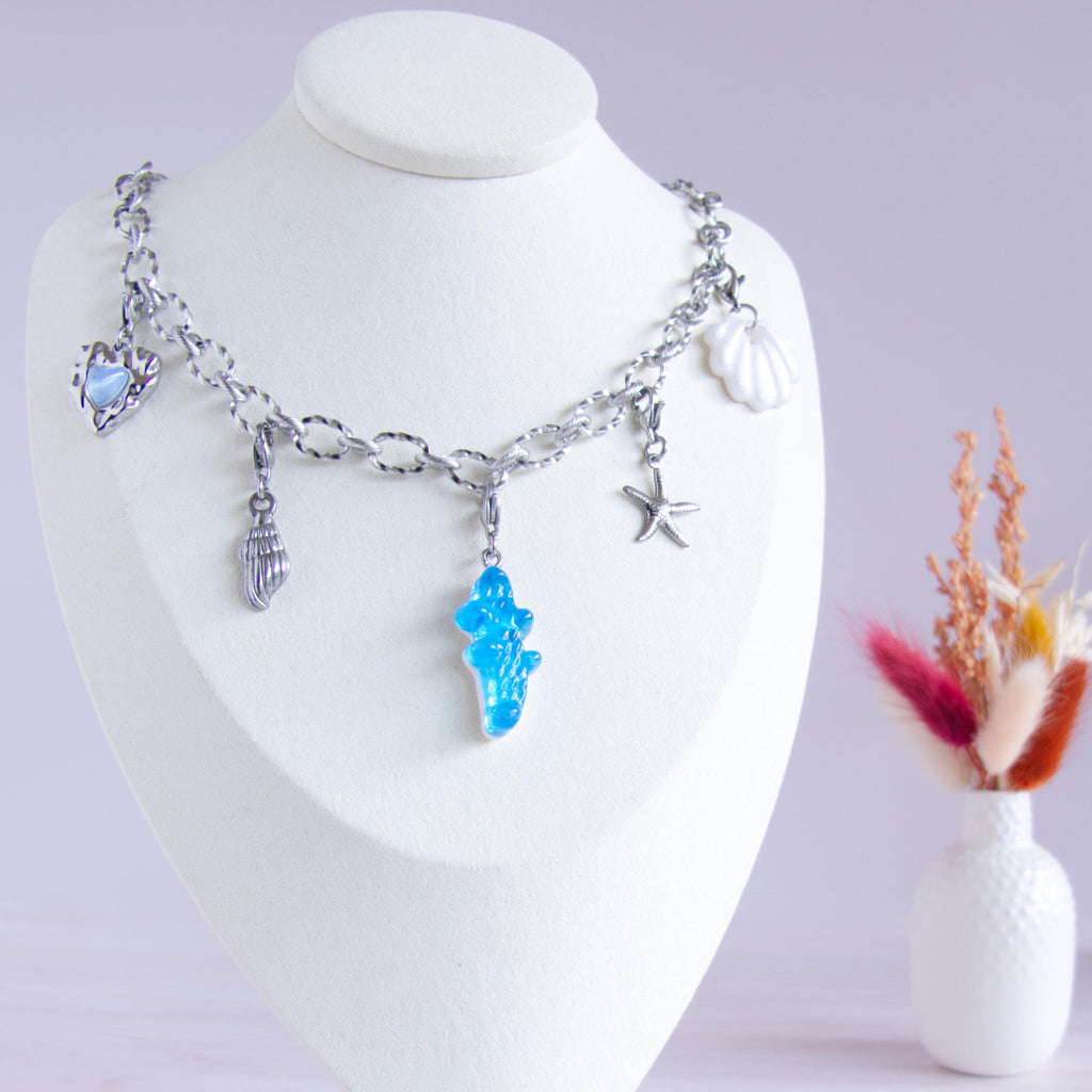 Collier à composer soi-même avec charms interchangeables