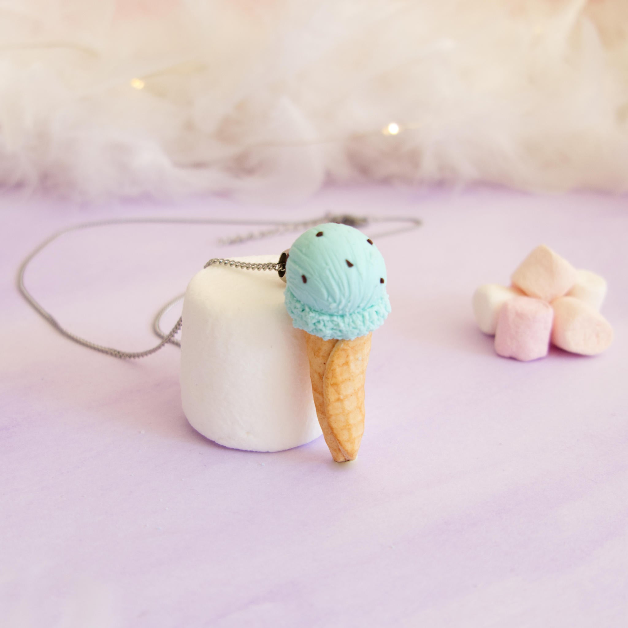 Collier cornet de glace