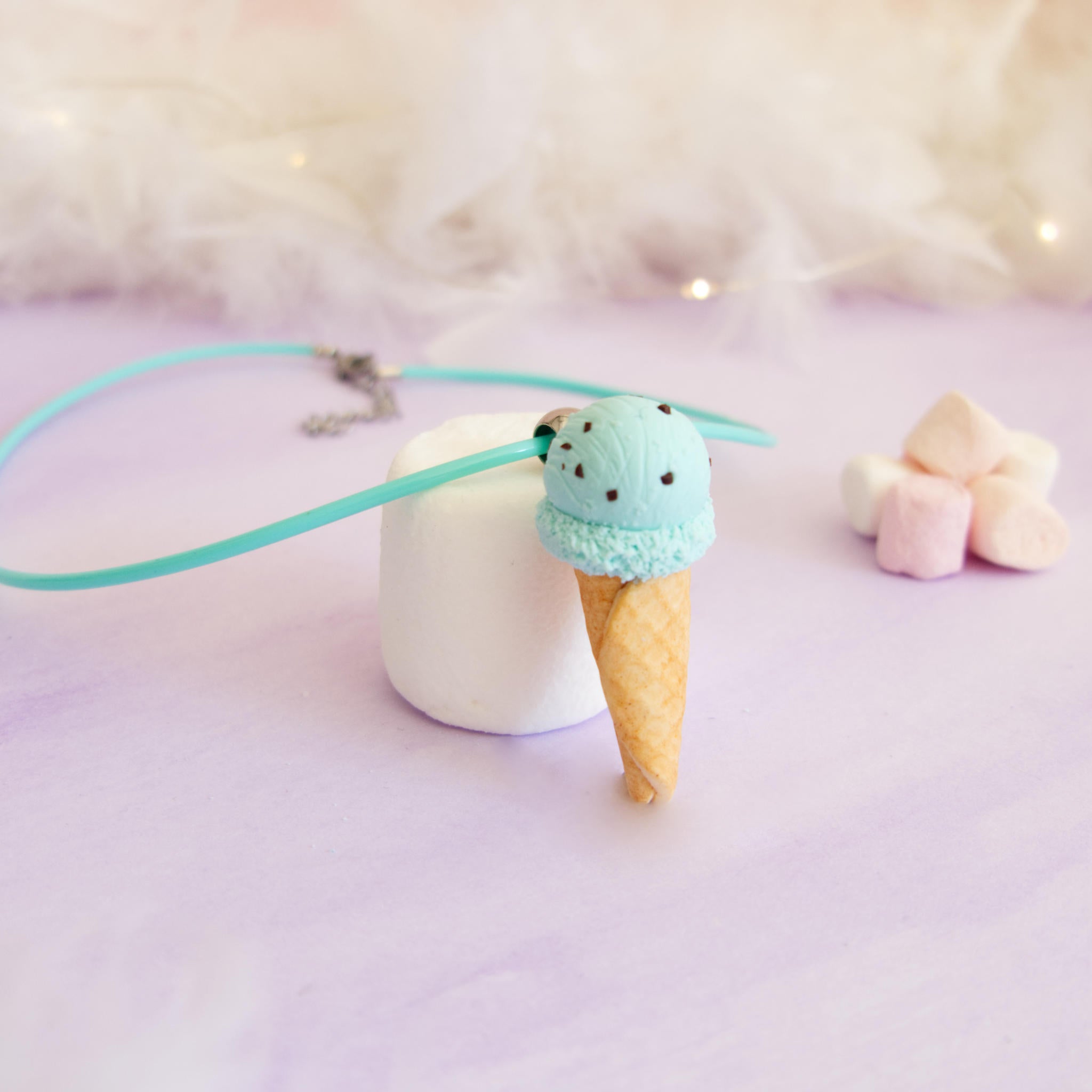 Collier cornet de glace