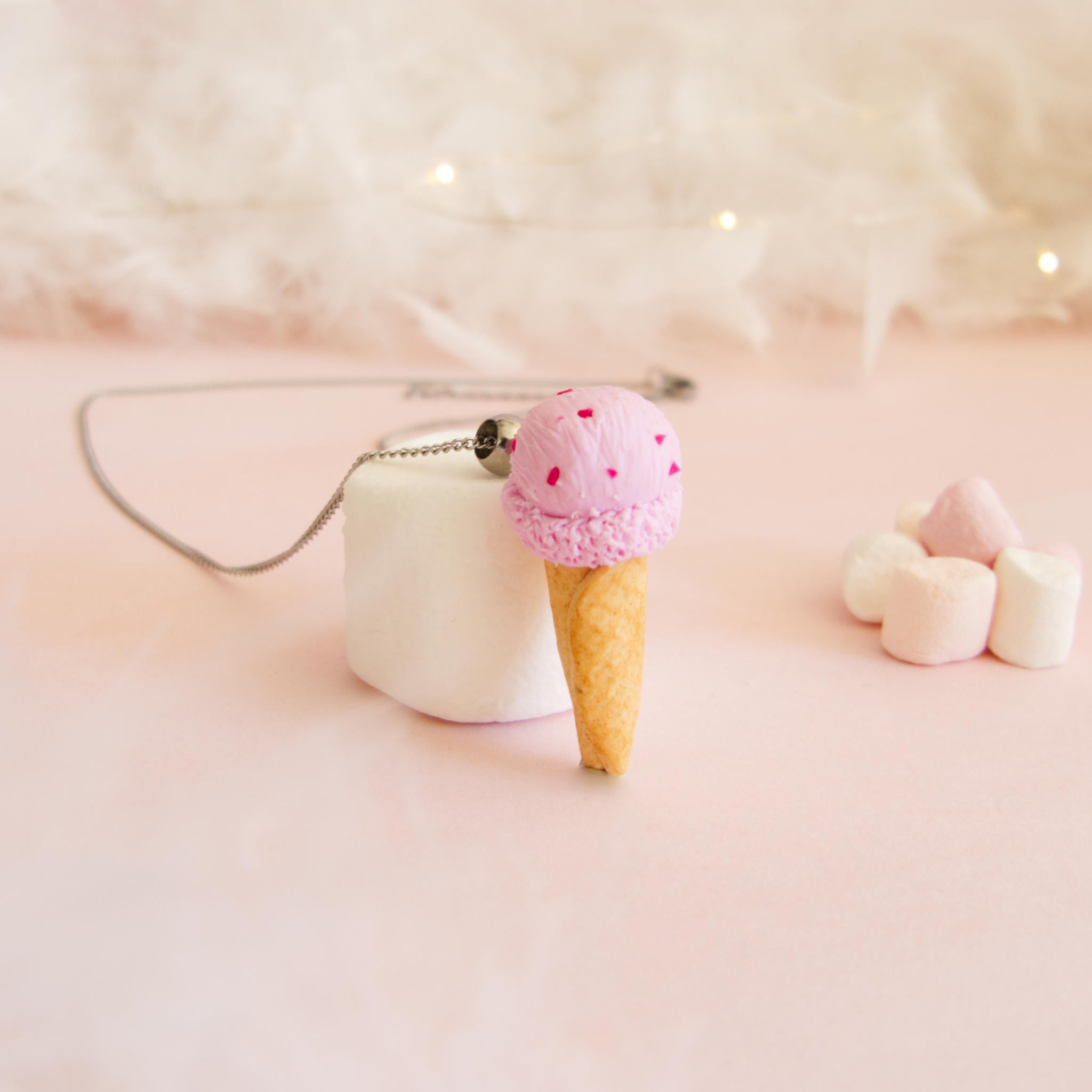 Collier cornet de glace